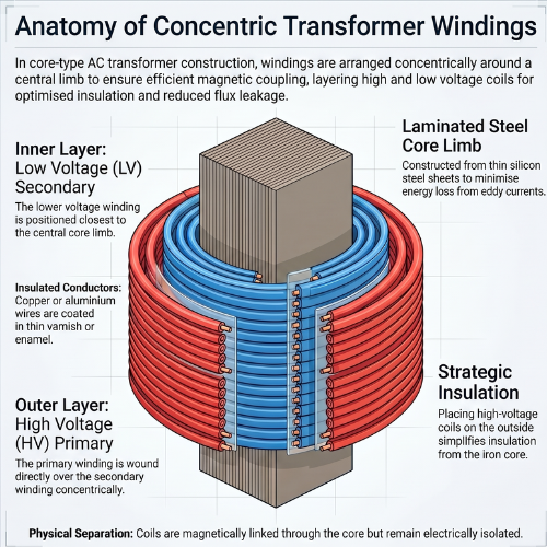 Concentric Windings Anatomy