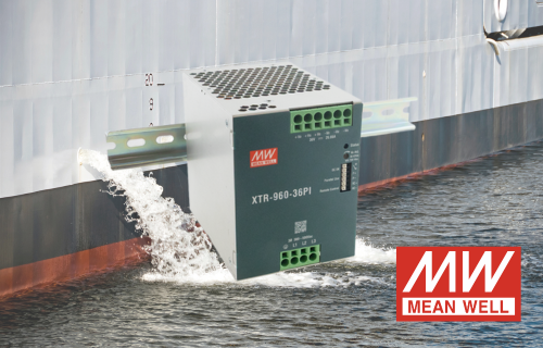 MEAN WELL XTR – DNV Certified Three-Phase Power Supply for Marine Applications. 