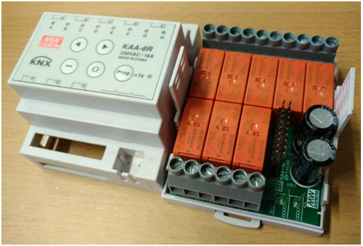 MEAN WELL KNX ACTUATOR WITH HIGH QUALITY RELAYS