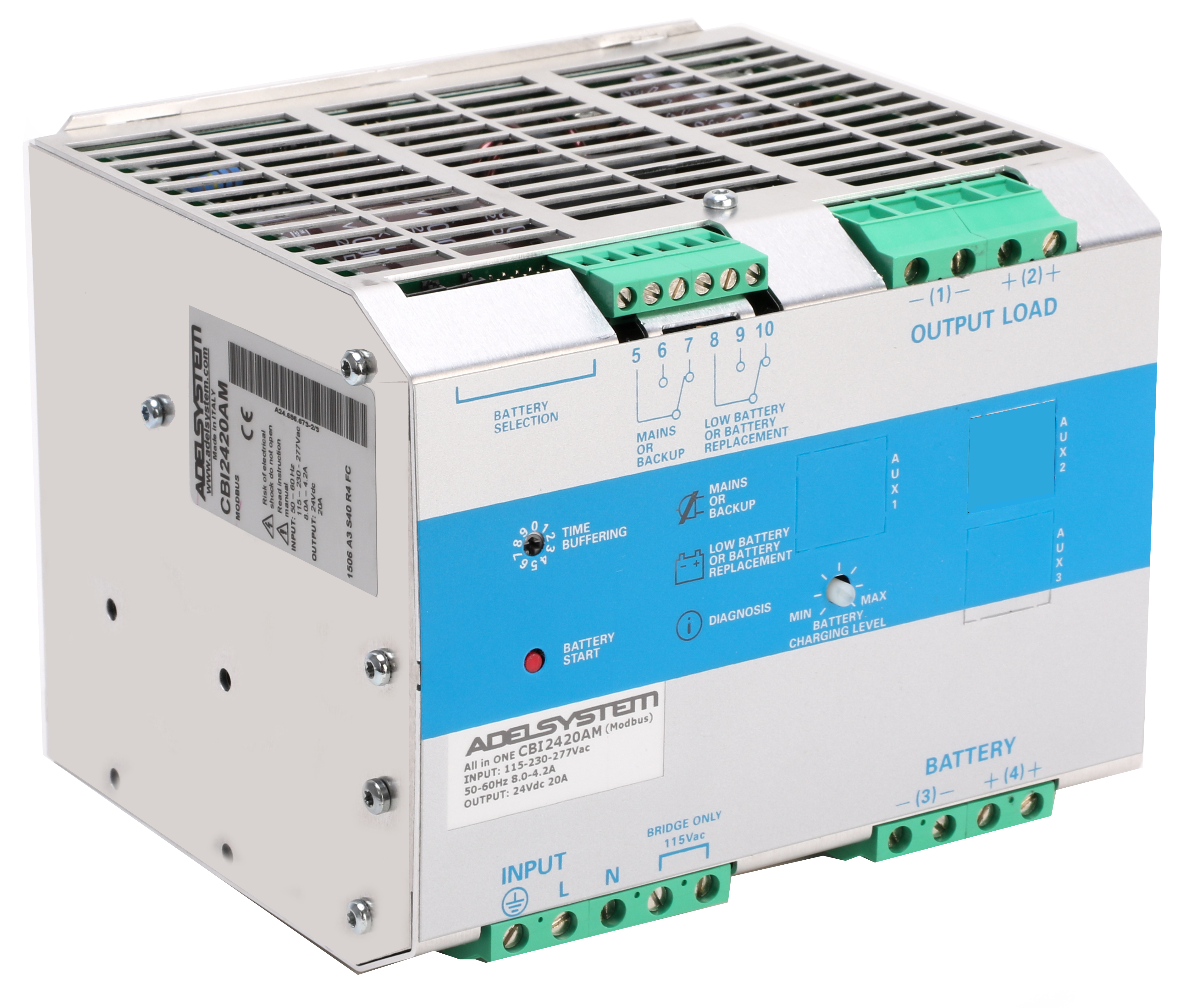 Adel CBI2420A DIN Rail UPS Power Supply