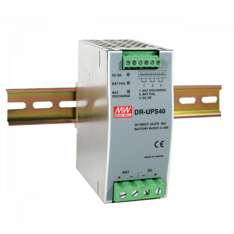 DIN rail UPS and redundancy modules