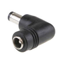 2.1mm to 2.1mm RA (11mm) DC Jack Converter. For MEAN WELL GST18~60  & GE12~40 Power Adapters