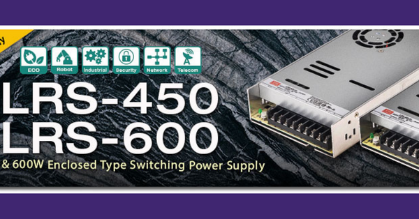 MEAN WELL LRS-450 LRS-600 Power Supply